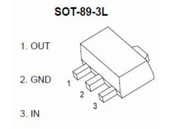 SOT89-3 HT7550-1 100mA Niska moc LDO 24V W urządzeniach zasilanych bateriami