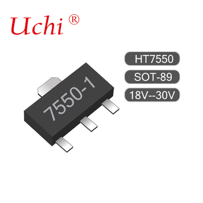 SOT89-3 HT7550-1 100mA Niska moc LDO 24V W urządzeniach zasilanych bateriami