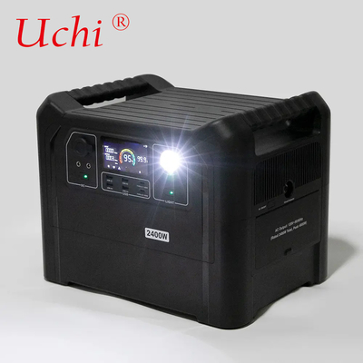 2400W 4800W Przenośna zewnętrzna elektrownia 2560WH