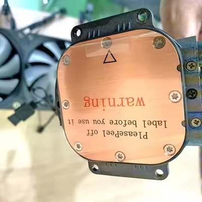 Chłodnik pompy wodnej CPU Aluminiowy zbiornik ciepła Chłodnik wody wentylatory Chłodnik ciekły wentylatory