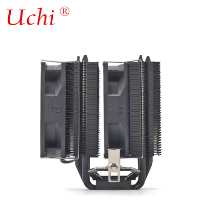 Dual Tower Dual Fan Black Fan Cooler PC Płytka główna CPU Cooler