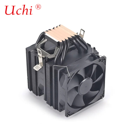 Dual Tower Dual Fan Black Fan Cooler PC Płytka główna CPU Cooler