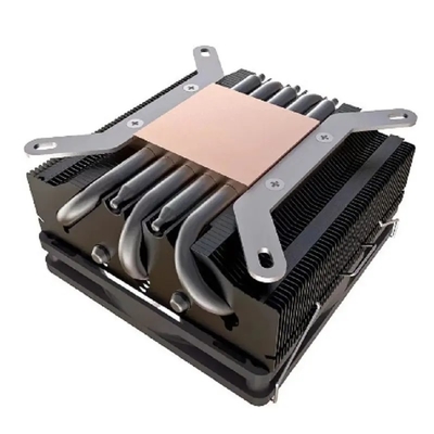 Radiator cieplny I3 I5 I7 I9 Lga775 1150 1151 1155 1156 1700 1366 2011 AMD AM4 AM5 Uniwersalny chłodziarz CPU poziomy wentylator Czarny