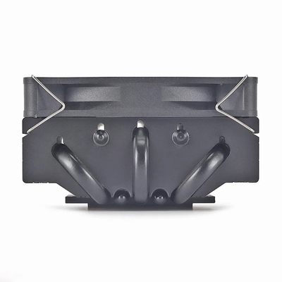 Radiator cieplny I3 I5 I7 I9 Lga775 1150 1151 1155 1156 1700 1366 2011 AMD AM4 AM5 Uniwersalny chłodziarz CPU poziomy wentylator Czarny