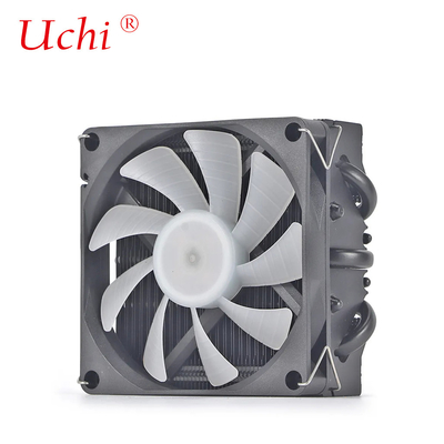 Radiator cieplny I3 I5 I7 I9 Lga775 1150 1151 1155 1156 1700 1366 2011 AMD AM4 AM5 Uniwersalny chłodziarz CPU poziomy wentylator Czarny