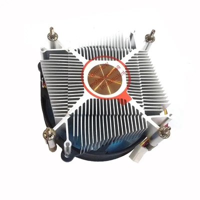 12V DC miedziany centralny chłodniak TDP 75W Do chłodzenia procesora PC 4 piny gniazdo PWM 1700 1200 1150 1151 1155 1156 Cpu chłodnia powietrza wentylator