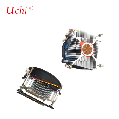 12V DC miedziany centralny chłodniak TDP 75W Do chłodzenia procesora PC 4 piny gniazdo PWM 1700 1200 1150 1151 1155 1156 Cpu chłodnia powietrza wentylator