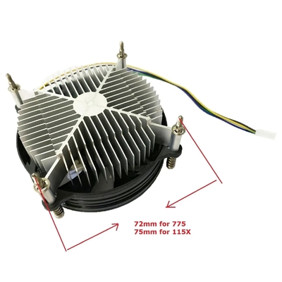 Intel 92mm Silent Fan Lga I5 I7 CPU Cooler Do sprzętu chłodzącego procesorów PC