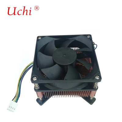 Miedziany zlew cieplny rozpraszanie ciepła tłuszcz TDP 60W Cpu chłodnik wentylator cichy Pwm 3 pin 4 pin I3 I5 Intel Lga775 1150 1151