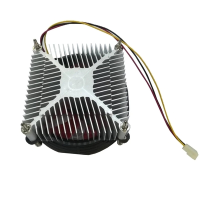 CPU Chłodniejszy PC Intel Procesor Soket Lga775 115 Aluminiowy chłodniczy wentylator 3-Pin 4-Pin Pwm Funkcja