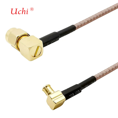 Niski strata kabel SMA-Male do MCX Męski kąt prawy 6 cali 15 cm łącznik RF RG316