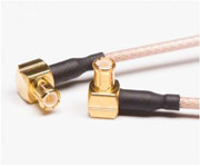 Kabel koaksjowy IoT 50 Ohm RG316 90-stopniowy MCX do MCX Samiecka kabla montażowa