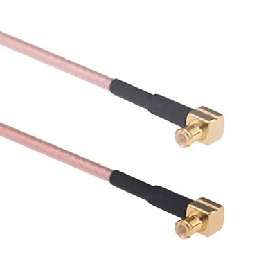 Kabel koaksjowy IoT 50 Ohm RG316 90-stopniowy MCX do MCX Samiecka kabla montażowa