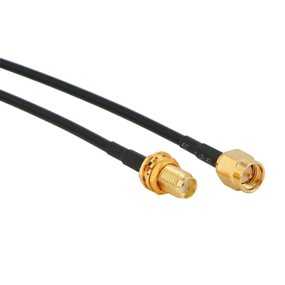 SMA-J/N-J/K Całkowita miedź SYV50-5 Kabel rozszerzający przenoszenie RF Niska strata LMR400 10D-FB Kabel koaksjalny RF do łączności RJ59 SMA
