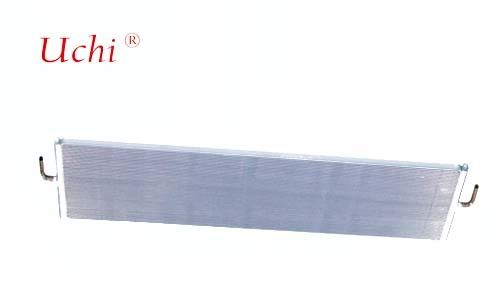 Energooszczędny aluminiowy żebrowany mikrokanalikowy wymiennik ciepła z płytą tylną