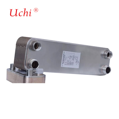 Stainless Steel Brazed Plate B3-52 For Steam Water Heating Microchannel Heat Exchanger 5HP To 15HP