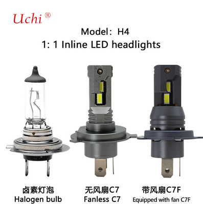 Światła samochodowe LED 3200LM dla wysokiej jasności i silnego skupiania