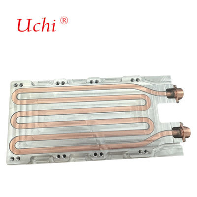 Niestandardowa płyta chłodząca cieczą, miedziano-aluminiowy radiator, płyta chłodząca wodą, system chłodzenia