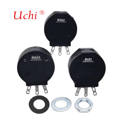 RVS28P Potencjometr obrotowy do spawarki inwertorowej z folii węglowej, uszczelniony tworzywem sztucznym