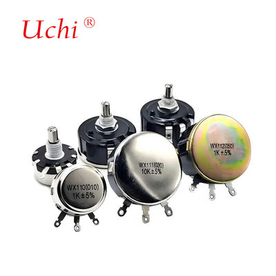 WX111 Potencjometr drutowy obrotowy jednostronny rezystor regulowany 1W precyzyjny