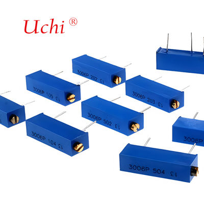 3006P 205 Metalowo-ceramiczny potencjometr precyzyjny, 2m Ohm z pokrętłem, precyzyjny wieloobrotowy potencjometr regulowany