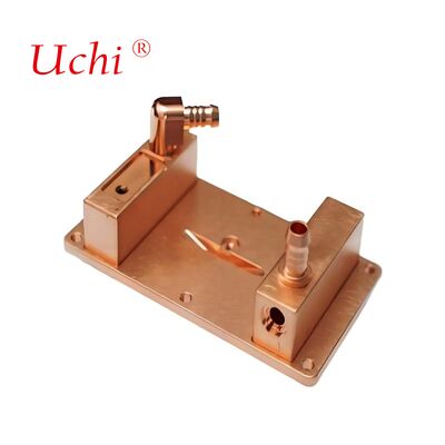 Niestandardowy czystego miedzianego zlewu cieplnego dla CPU Chłodnicę wodną Chłodnicę płytkę zimną Chłodnicę płynną