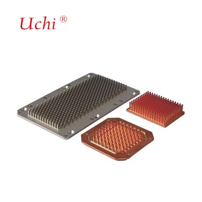 Aluminum Pin Fin CPU Cold Plate Skived-fin Heat Sink