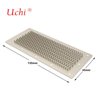 Miedziany radiator kwadratowy CNC do CPU, kuty na zimno