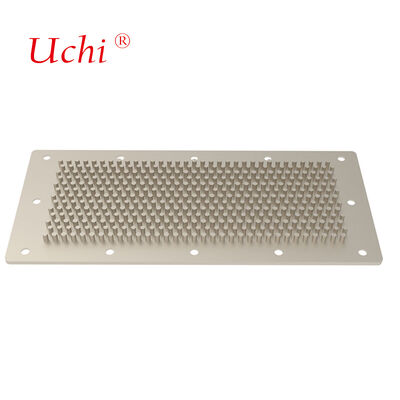 Miedziany radiator kwadratowy CNC do CPU, kuty na zimno