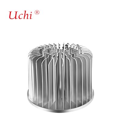 100mm Srebrna Obudowa Radiacyjna Aluminiowa Kuta Na Zimno Chłodnica