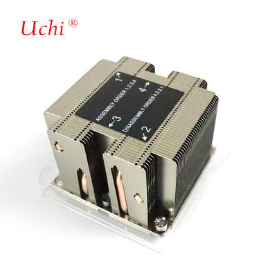 Czarny wytłaczany radiator do obróbki CNC - zastosowanie w procesorze i serwerze