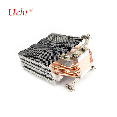 Zapinany na klips radiator procesora komputera z 4 rurkami cieplnymi