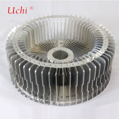 Aluminium Profile Thick Fin Buckle Type Stage Light Heat Sink