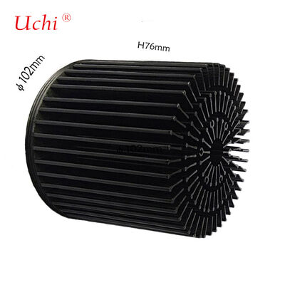 Radiator LED typu Downlight z kutego na zimno aluminium COB