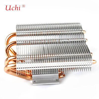 Rurociąg cieplny Chłodzenie termoelektryczne Aluminiowy procesor miedziany zlew cieplny