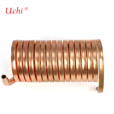 Miedziany zlew cieplny z płetwami skiwowanymi z lutowaną rurą cieplną