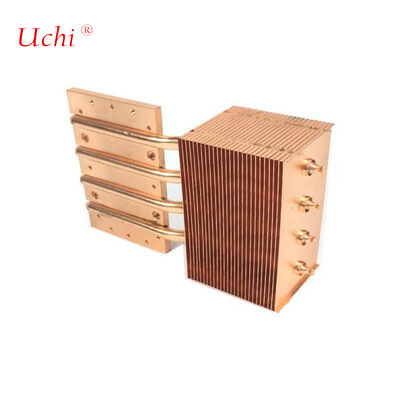 Miedziany radiator z rurką cieplną do pojazdów nowej generacji