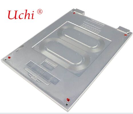 Głęboko zakopane rury miedziane podwójne pętle włókna laserowe woda chłodząca płytka zimna