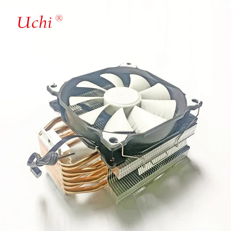 Uniwersalny wentylator 6mm z miedzianą rurą grzewczą CPU chłodniejszy dla AMD FM AM3 AM4 AM5