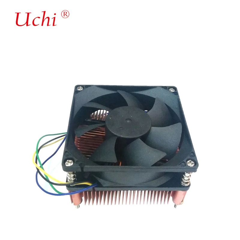 Miedziany zlew cieplny rozpraszanie ciepła tłuszcz TDP 60W Cpu chłodnik wentylator cichy Pwm 3 pin 4 pin I3 I5 Intel Lga775 1150 1151
