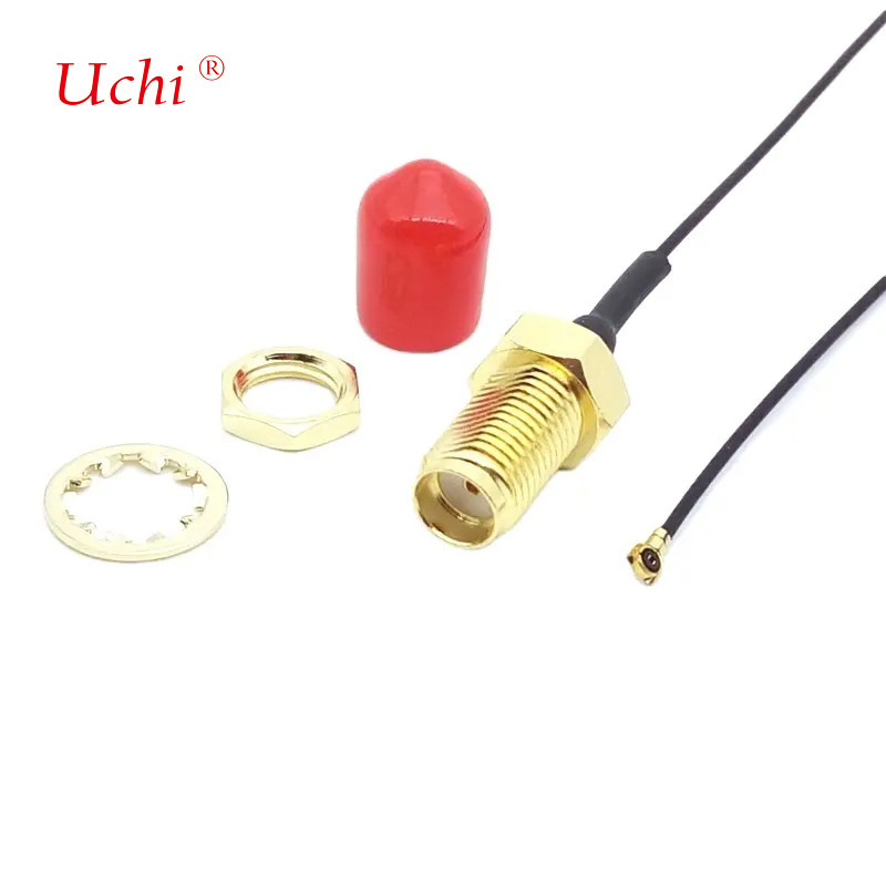 SMA do Ufl Ogon świni SMA Kobieta do Ufl Kobiecy kabel przedłużeniowy 5cm Ra SMA Kobieta do Ufl Kabel