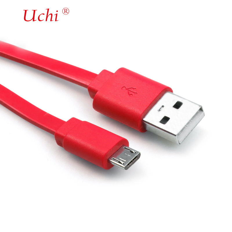 USB 3A Typ C Kabel Ładowarka PVC Płaskości Noddle Typ Szybkie ładowanie Do telefonu komórkowego Kabel ładowarki