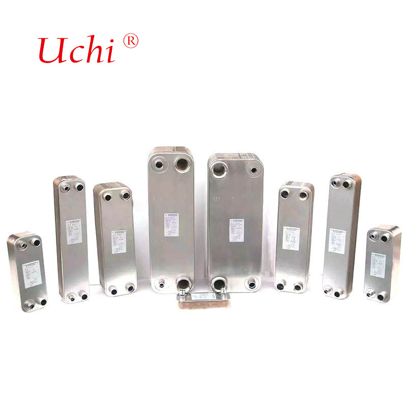 Stainless Steel Brazed Plate B3-52 For Steam Water Heating Microchannel Heat Exchanger 5HP To 15HP