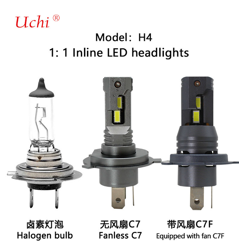 Światła samochodowe LED 3200LM dla wysokiej jasności i silnego skupiania