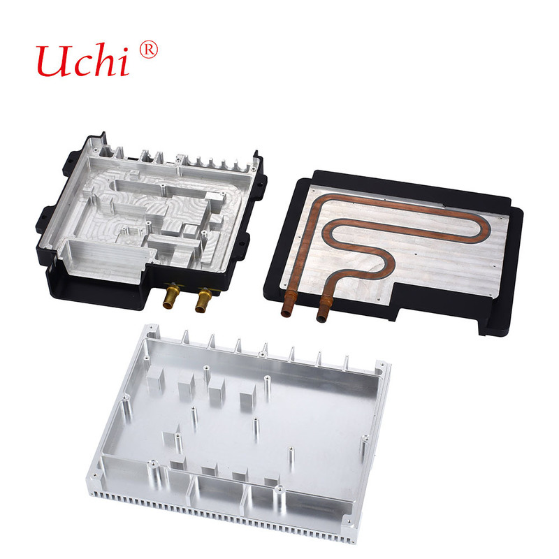 Płyta chłodząca cieczą do kompaktowej struktury dla rur miedzianych klejonych epoksydowo