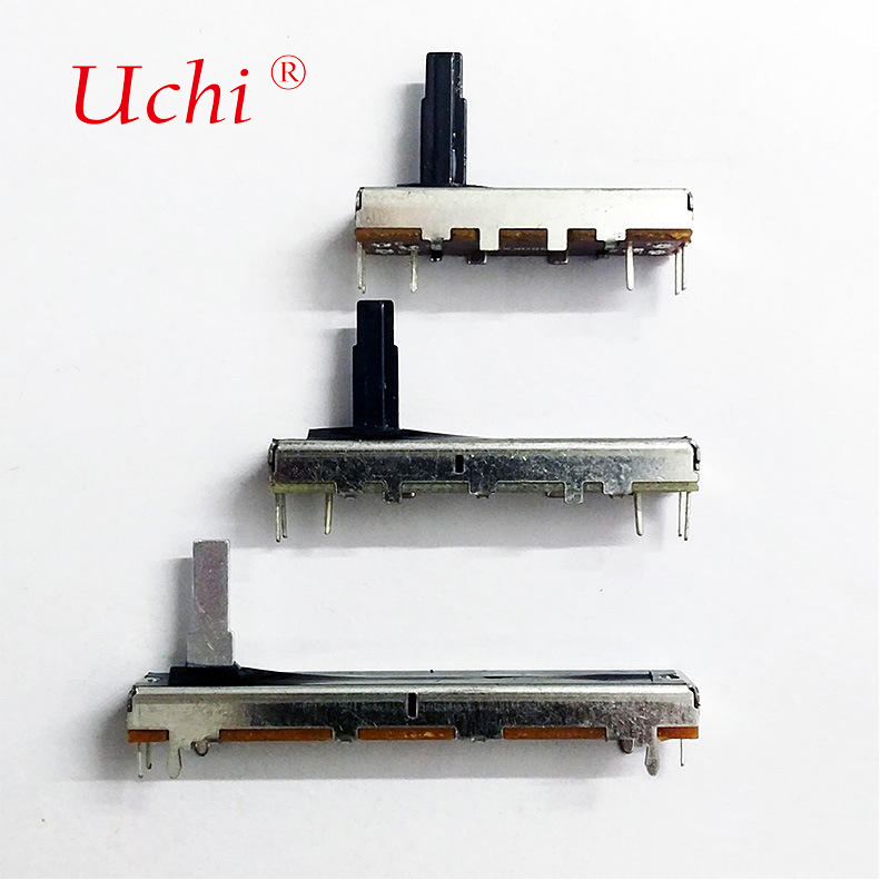 WH3012P 30mm 45mm Stereo Dual Sliding Potentiometer B10K Travel Sliding Potentiometer