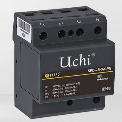 Unikalna ochrona przeciwprzepięciowa MOV 25kA SPD Zintegrowana klasa 1 + 2