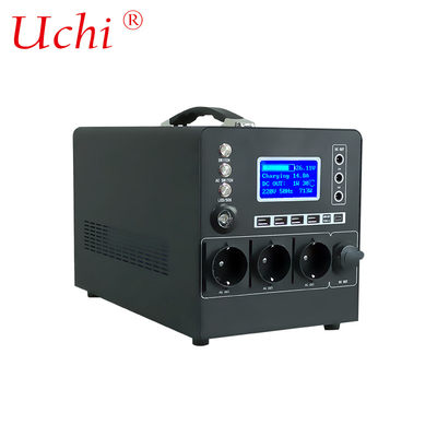 1000W 1500W Przenośna zewnętrzna elektrownia ochrona przed przeciążeniem