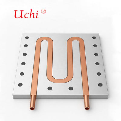 CNC Machining Water Cooling Plate Liquid Cooling Block PSU Tube Heatsink，Fluid-cooled Plate